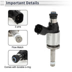 Fuel Injector for Lexus IS300H (2014–2015) 2ARFSE 1Pc Black Silver Tone