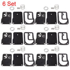 Set of 6 Fuel Pump Diaphragm Kit for B&S 393397 401400 402400
