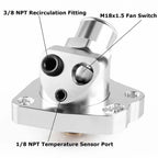 Aluminum Radiator Hose Swivel Neck Thermostat Housing for Honda K-Series (K20 K24)