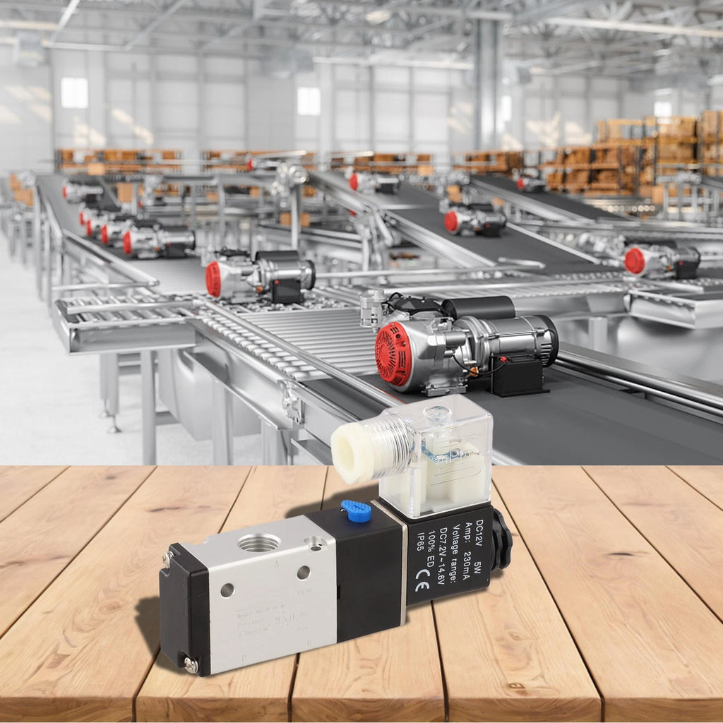 3 Way Solenoid Valve G 1/4 3V210-08 for Various Applications (0.15-0.8MPa)