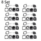 Set of 8 Carburetor Rebuild Kits for Stihl BR500 BR550 BR600 (ZAMA RB-114 RB-132)