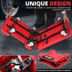 Foldable Roller Garage Shop Creeper 21.6" x 41.1" 350LBS Capacity