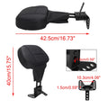 Driver Backrest Pad for Harley Street Electra Road Glide Road King Tri Glide (1988–2008)