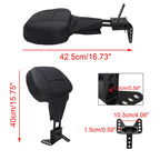 Driver Backrest Pad for Harley Street Electra Road Glide Road King Tri Glide (1988–2008)