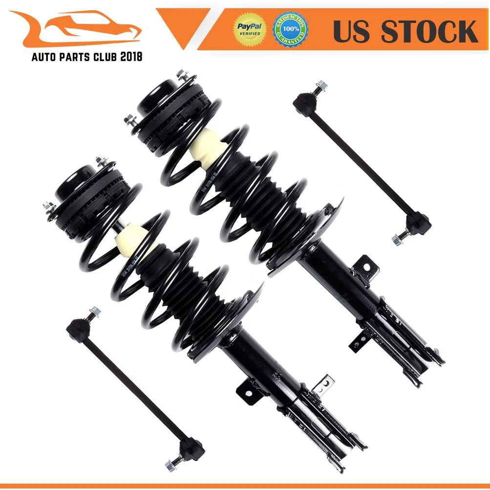Front Struts and Sway Bar Links for Chrysler 200, Sebring, Dodge Avenger (2007–2014)