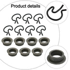 Complete Set of Manual Transmission Shifter Bushings and Clips for 3327302