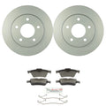 Bosch Rear Disc Brake Rotors & Ceramic Pads Kit for Mazda 3 Sedan (2004–2013)