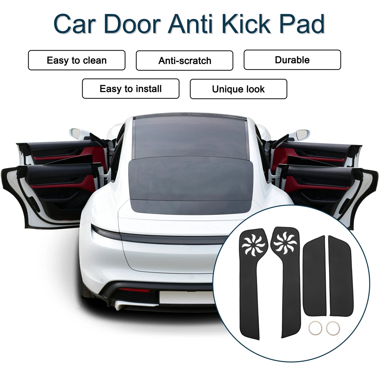 Set of 1 Car Door Anti Kick Pad Protector for Volkswagen Jetta (2005–2012)