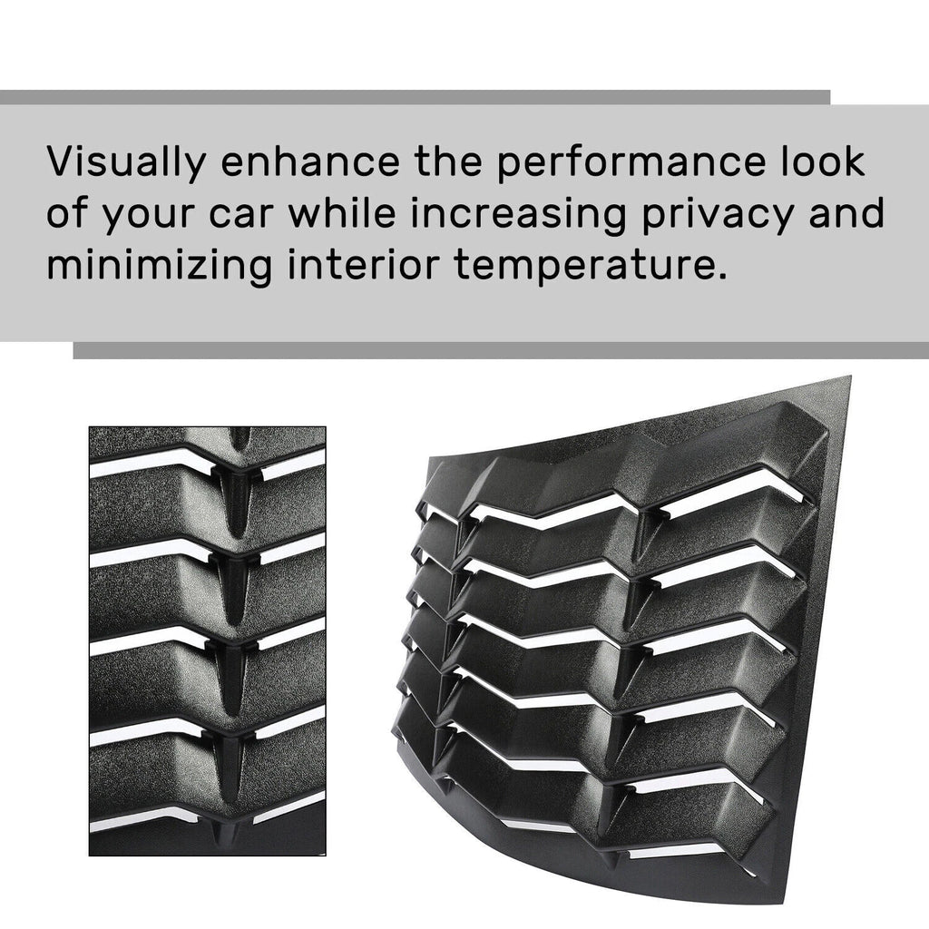 Rear Window Louvers Cover for Chevy Camaro (2010–2015)