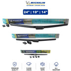 Set of 3 Michelin Optimum+ Ceramic Beam Wiper Blades for Mazda (2010–2013)