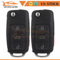 Set of 2 Key Entry Remote Fob for Volkswagen Beetle Passat (1998–2001)