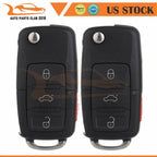 Set of 2 Key Entry Remote Fob for Volkswagen Beetle Passat (1998–2001)