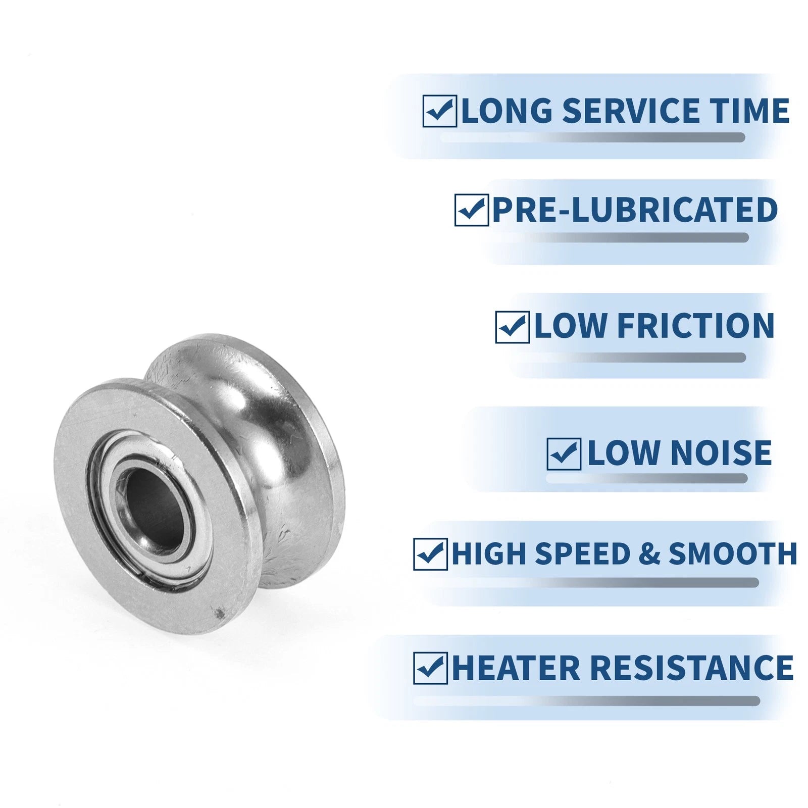 U624ZZ Deep Groove Ball Bearing for Scooter Skateboard Wheel (1 Pc)