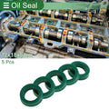 Set of 5 Oil Seal Rotary Shaft Seal 12x18x5mm High Pressure Green