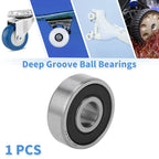 Deep Groove Ball Bearing 6301DDU for Scooter Skateboard (12x37x12mm)