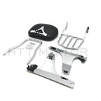 Detachable Backrest Sissy Bar & Luggage Rack for Harley Dyna (2006–2017)
