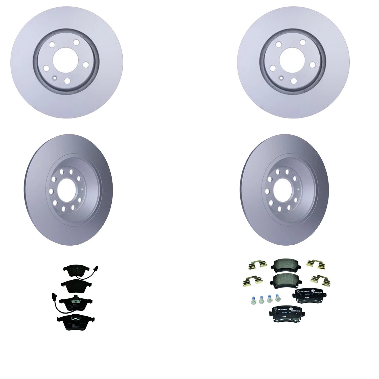 Hella Disc Brake Pad Kit for Audi A6 A6 Quattro (1995–2011)