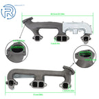 2PC Front Exhaust Manifold for Chevy GMC C1500/2500/3500 (1988-1995)