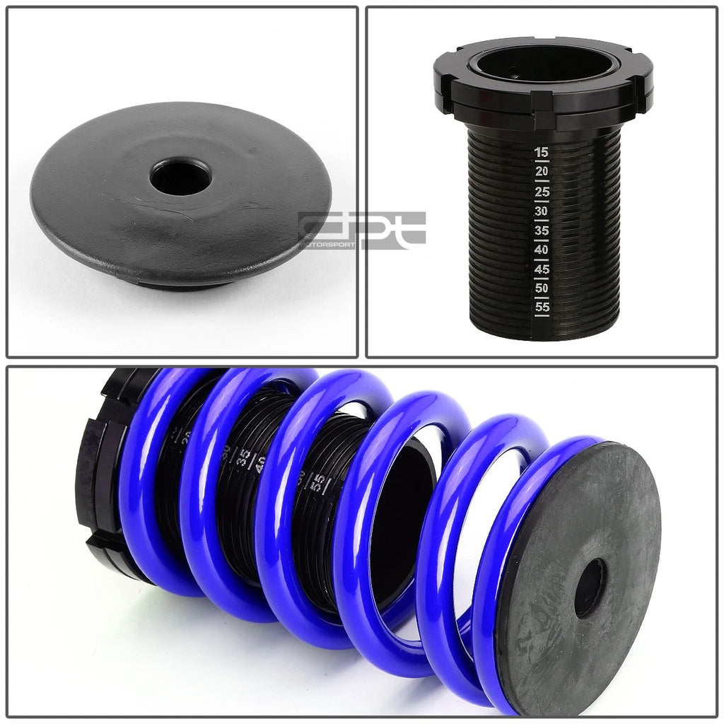 Coilover Suspension Kit for Honda Civic EG EK DC (1988–2000) - Black Perch, Blue Spring