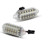18-SMD White LED License Plate Lamp for Mitsubishi Lancer EVO X (2007–2019)