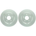 Set of 2 Bosch QuietCast Rear Disc Brake Rotors for Genesis G80 K900 (2015–2020)