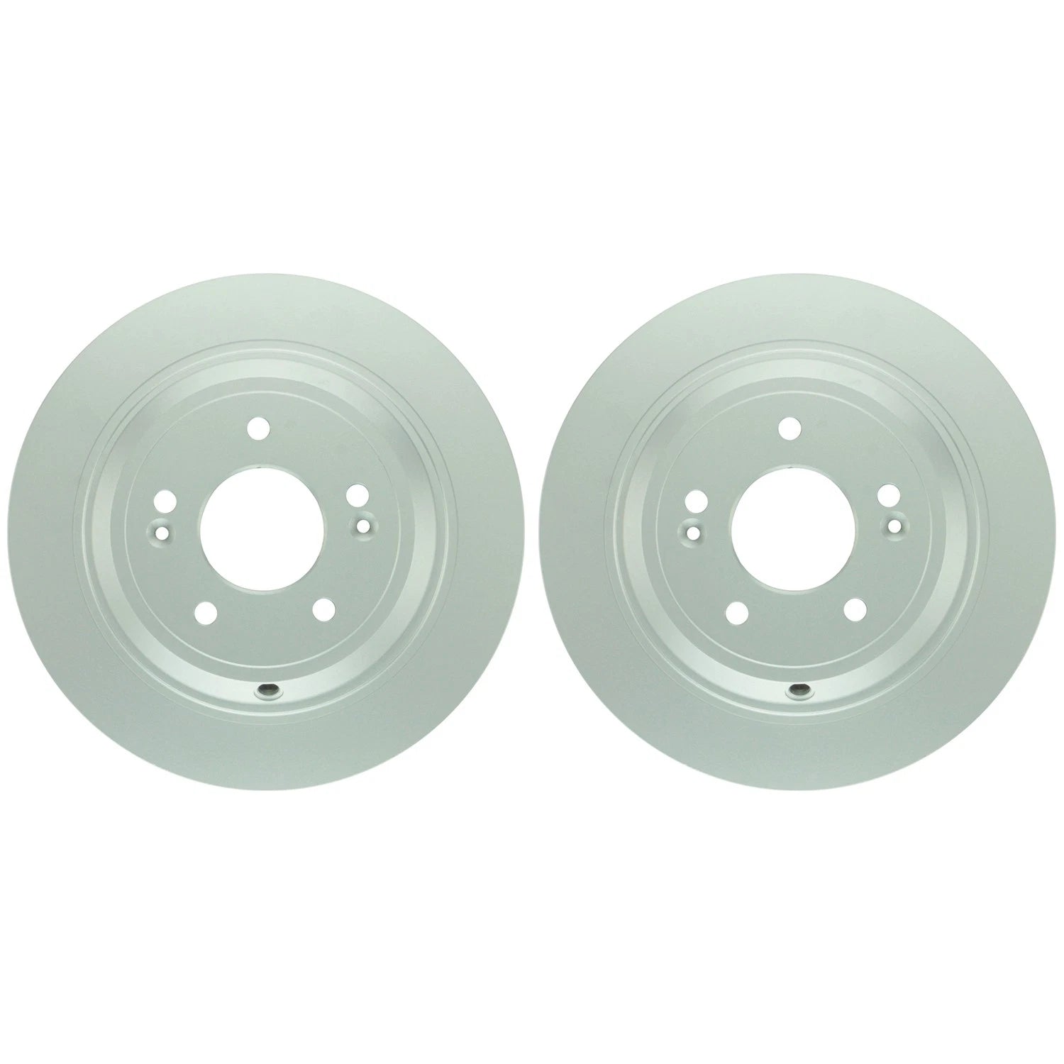 Set of 2 Bosch QuietCast Rear Disc Brake Rotors for Genesis G80 K900 (2015–2020)