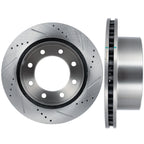 Rear Drilled & Slotted Brake Rotors for Ford Excursion (2000–2005)