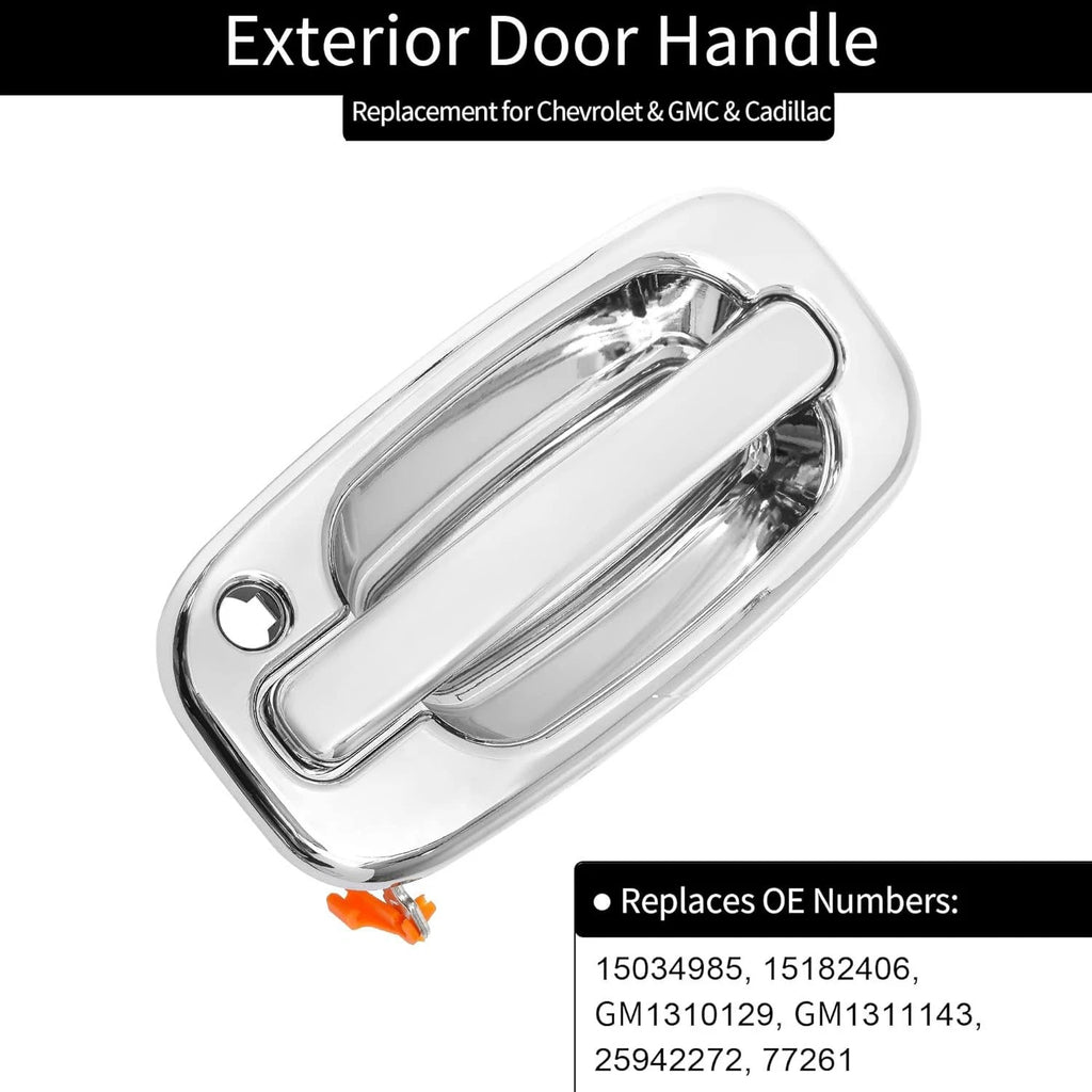2X Exterior Door Handles for Chevy Silverado GMC Yukon (1999-2007)