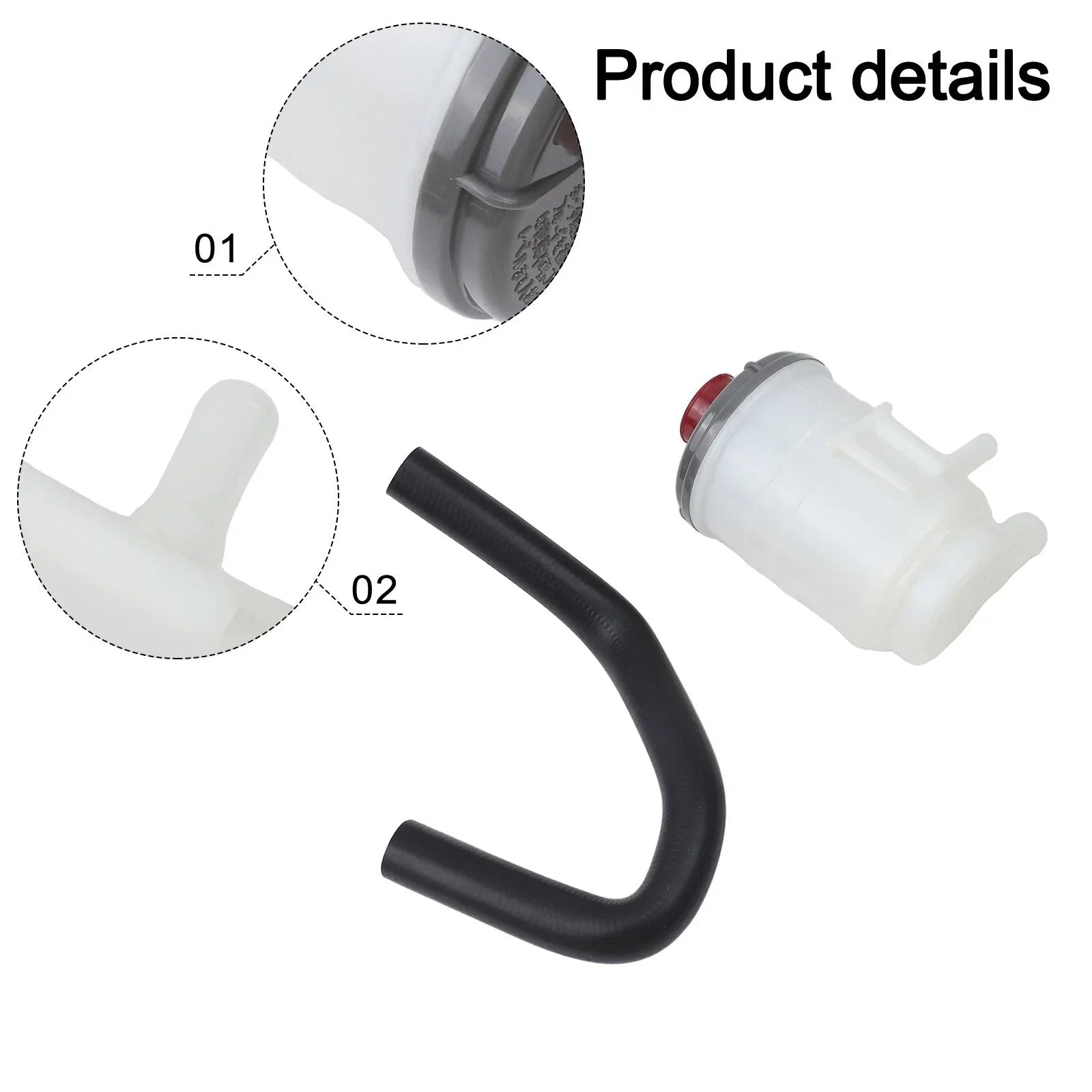Power Steering Pump Tank and Hoses for Honda Accord (2003–2007)
