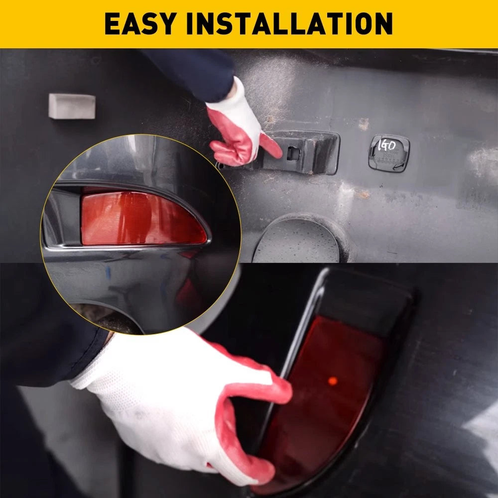 Set of 2 Rear Bumper Reflector Lights for Lexus IS250 IS350 (2006–2013)