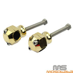 1" Handlebar Mount Riser Clamps for Harley Triumph Bobber Street Bikes