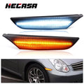 LED Side Marker Lights for Infiniti G35 (2001–2006) Smoke Lens