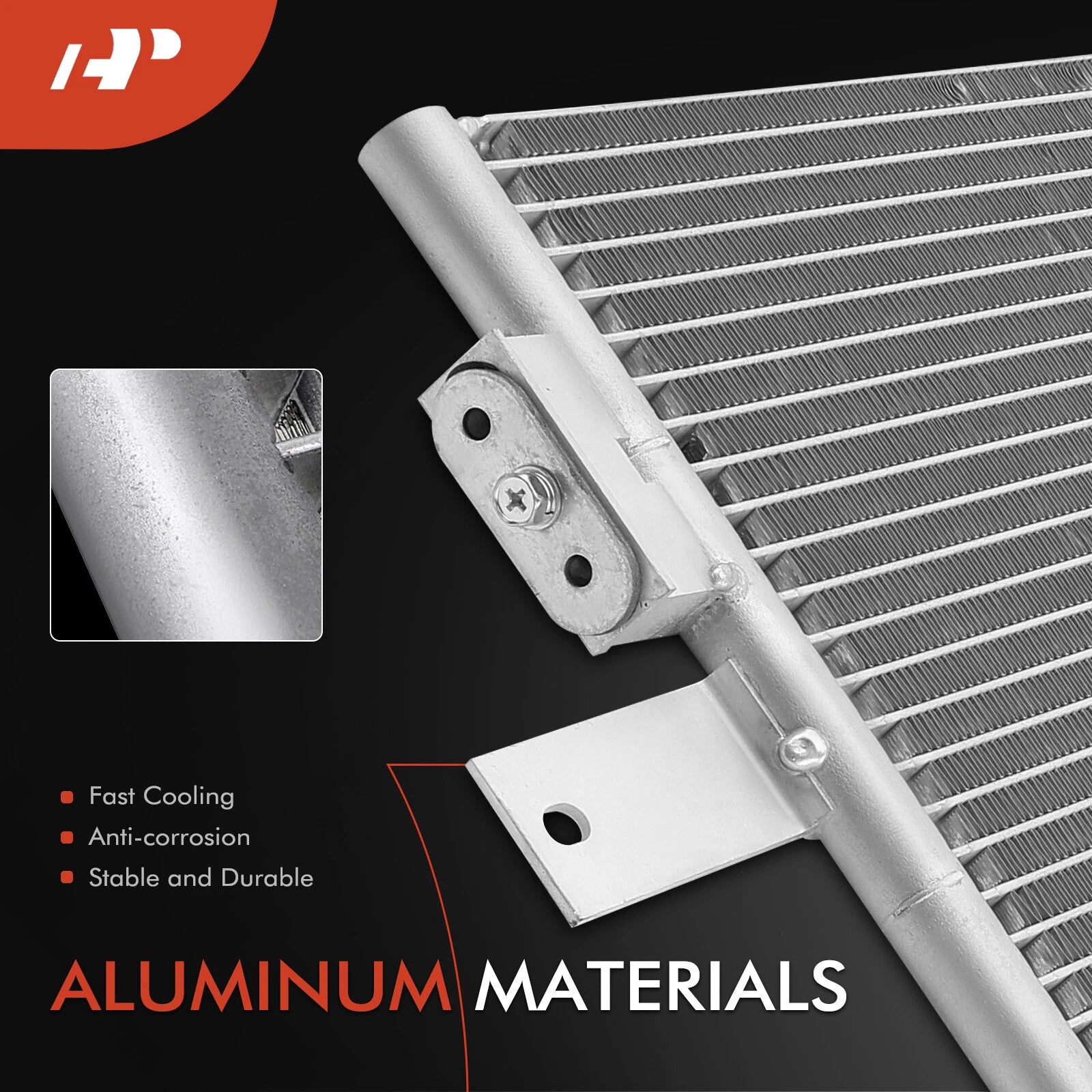 A/C Condenser with Bracket for Infiniti QX80 (2014-2020)