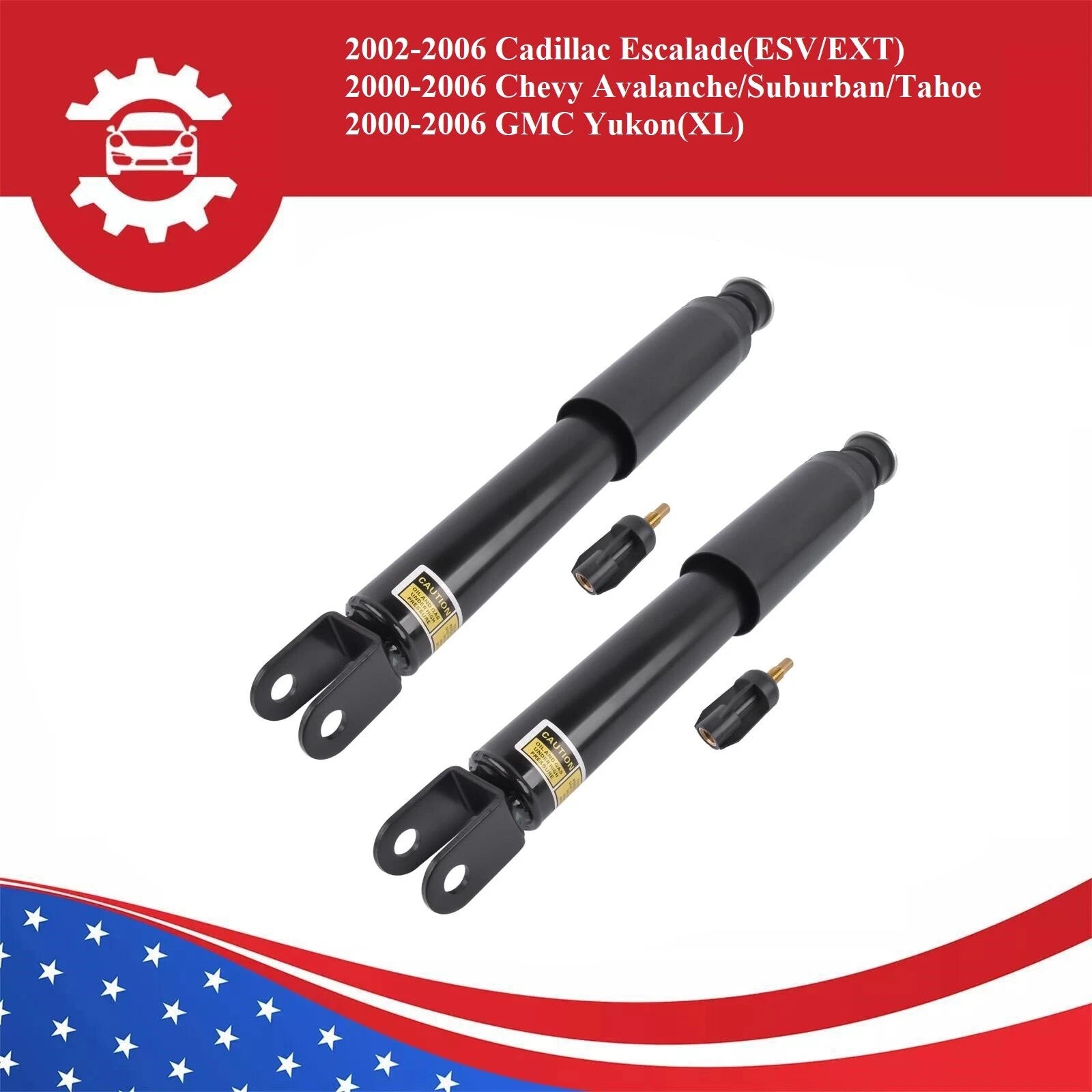 Front Suspension Shock Absorbers for Chevy Tahoe GMC Yukon (2000–2006) 22187159