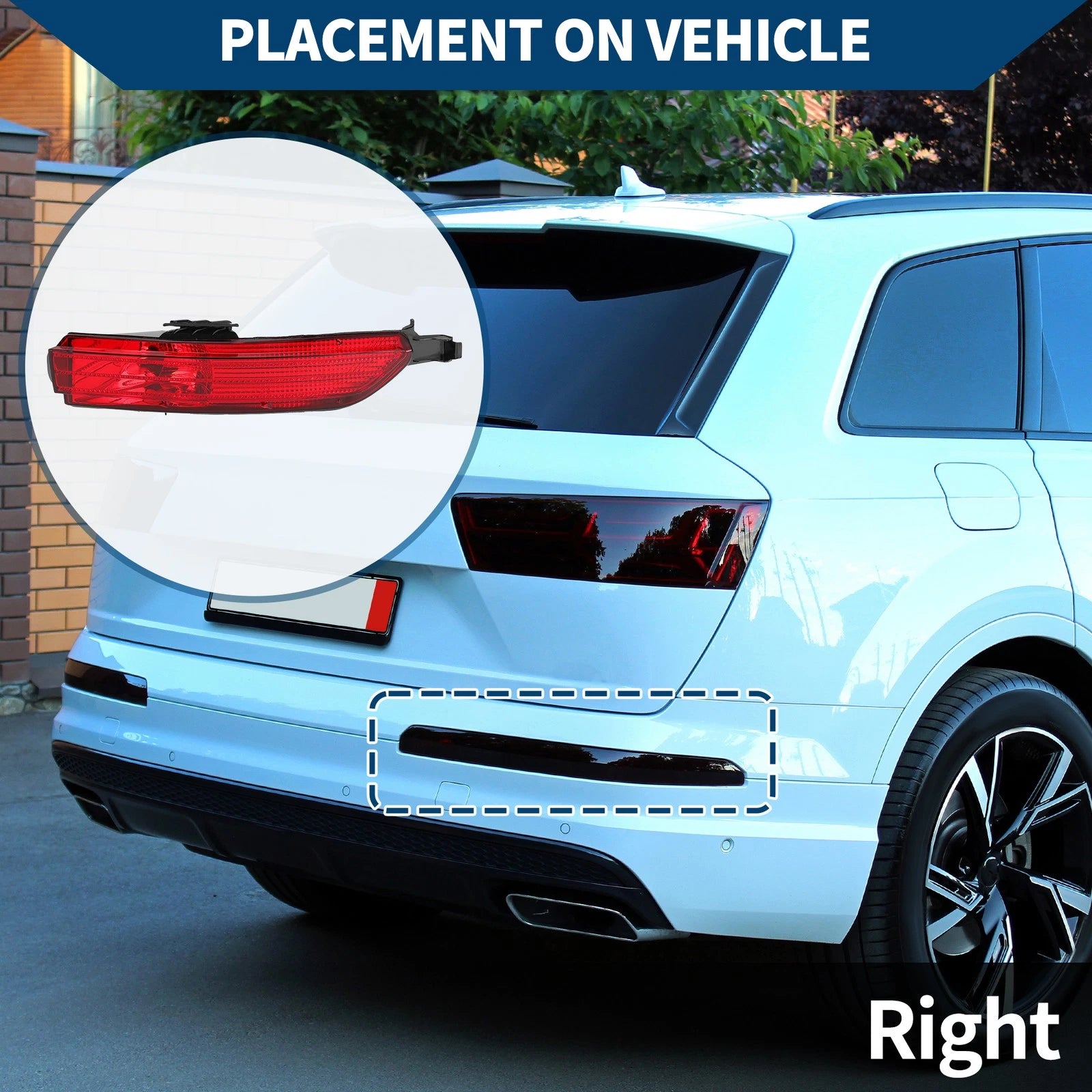 Rear Right Tail Light Shell for Volkswagen Touareg (2011–2018) No. 7P6945702F