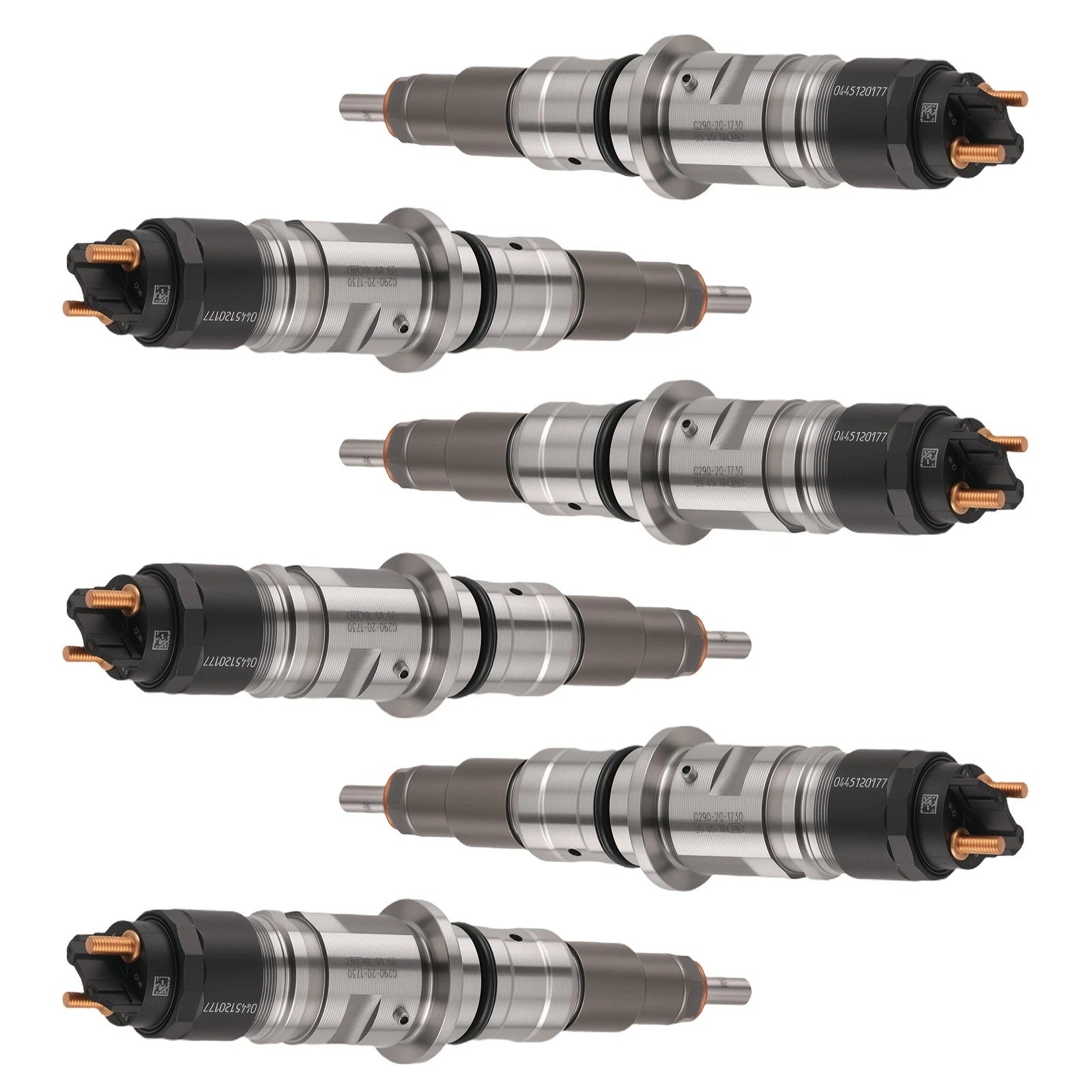 6 Pack Fuel Injector Set for Cummins ISB QSB 6.7L (2007–2018) 5254261PX