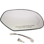 Set of 2 Heated Mirror Glasses for Chevy Yukon