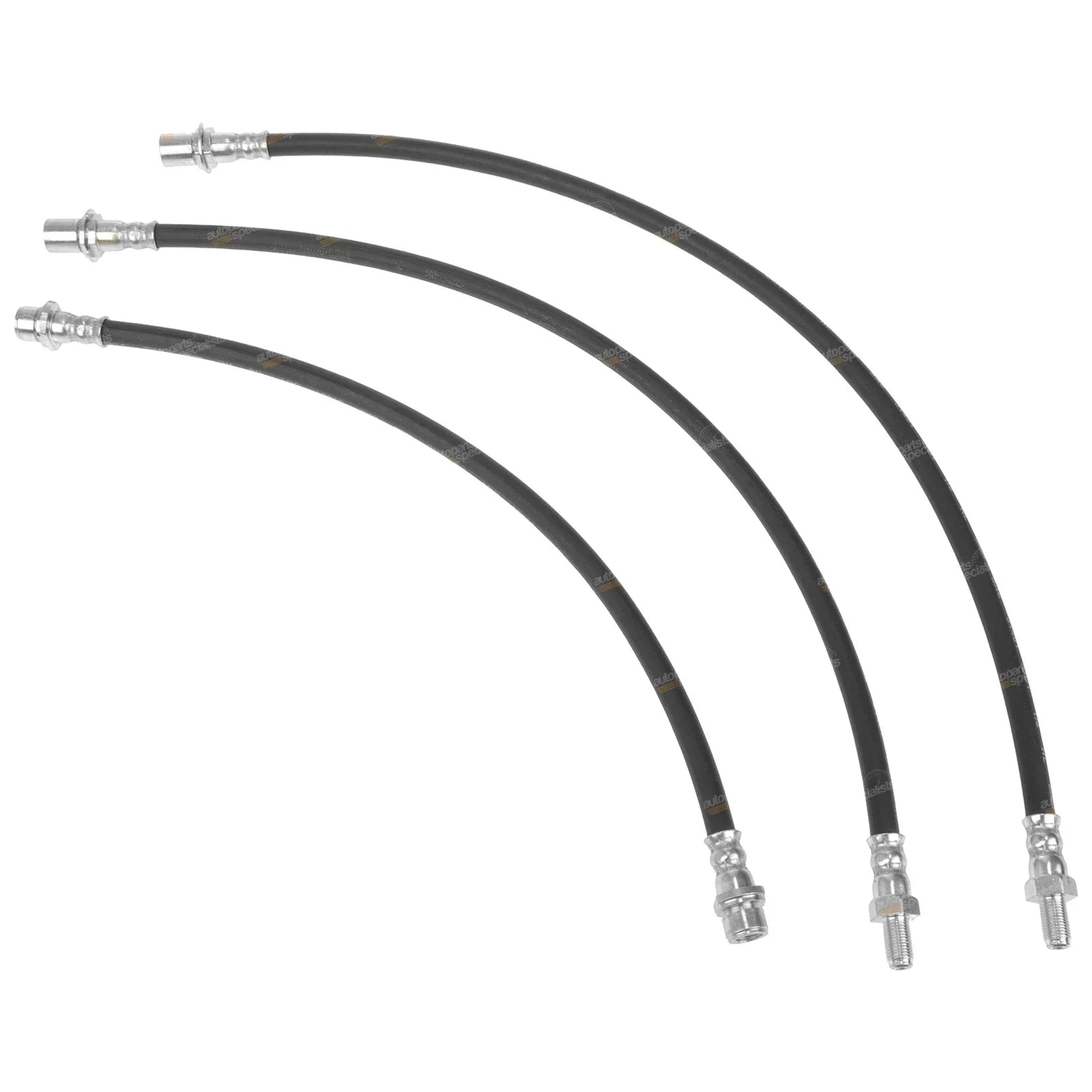 Extended Brake Hose Set w/ ABS for Toyota Land Cruiser (1992–1998)