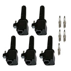 5X Ignition Coil & Spark Plug for Colorado 2007-2012 3.7L L5