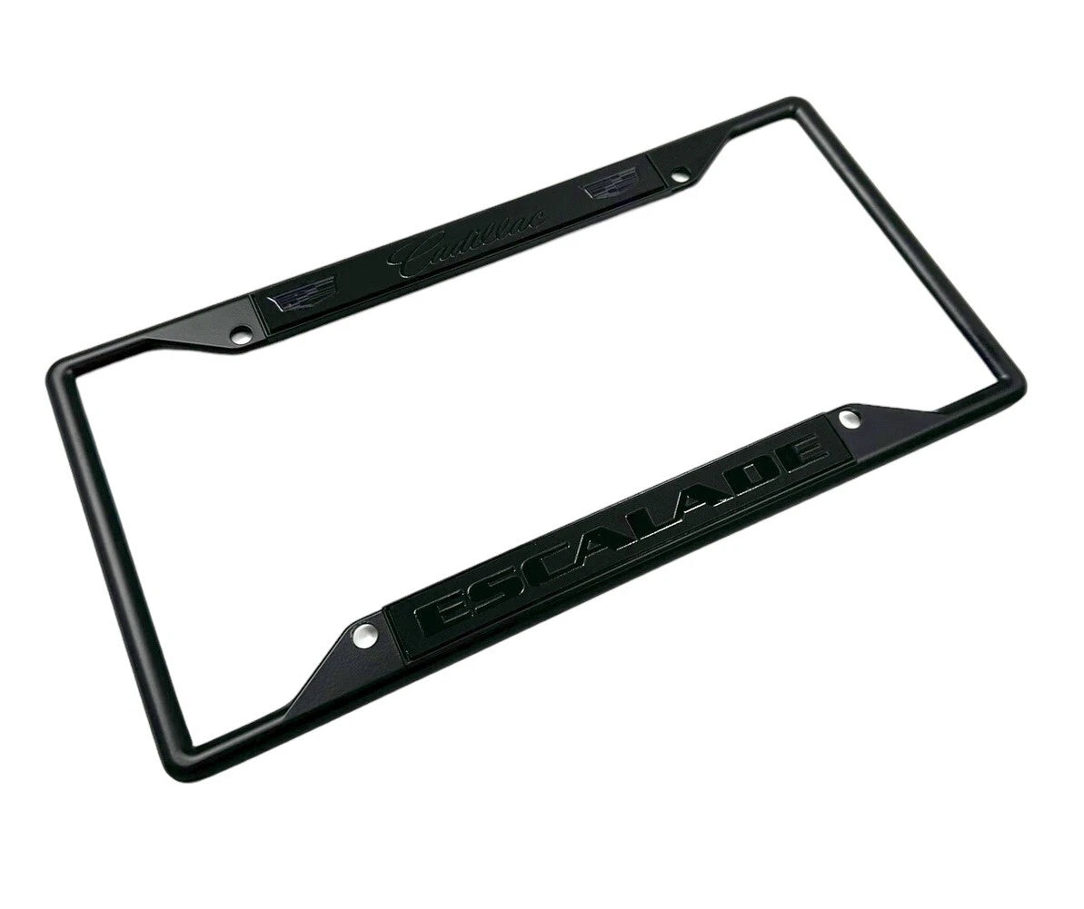 License Plate Frame with Emblem for Cadillac Escalade (2007–2020)