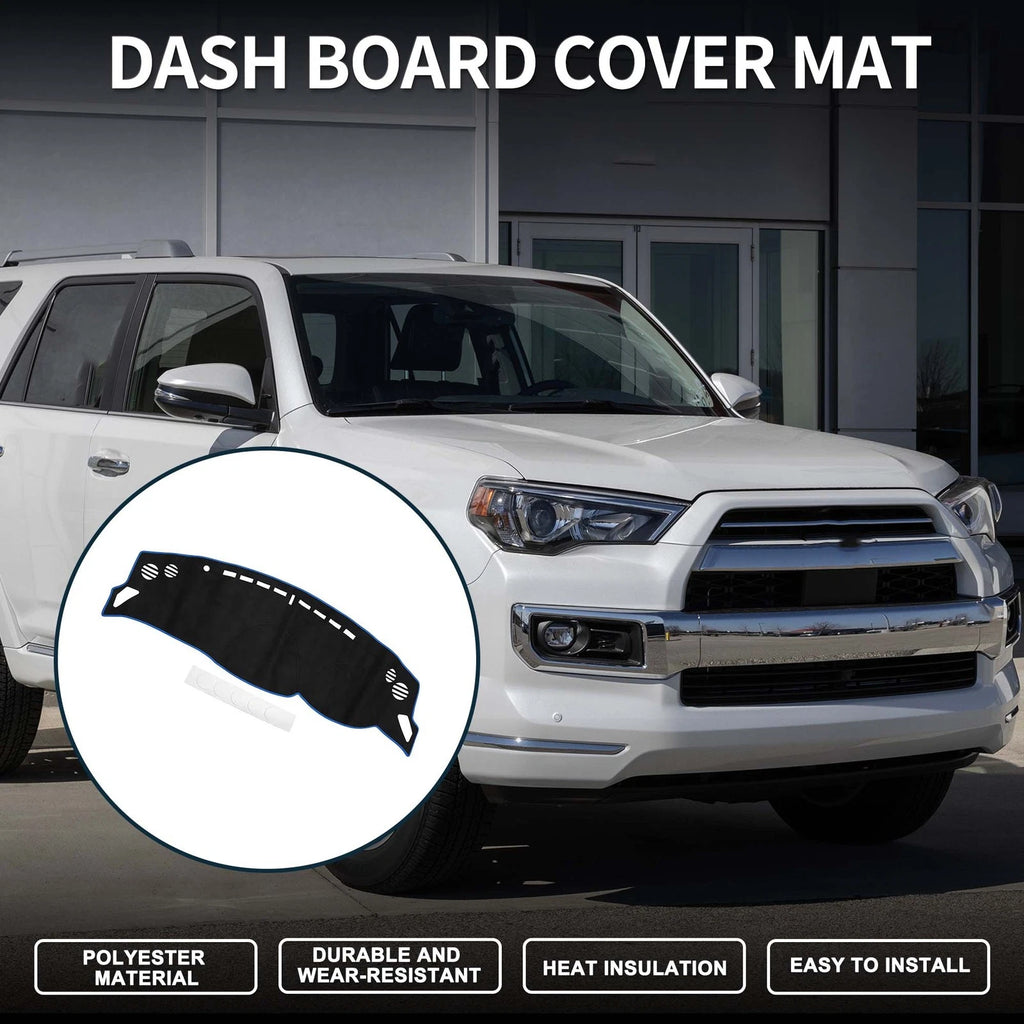Dashboard Cover Mat for Toyota 86 (ZN6) (2012) Black Blue Sun Protector