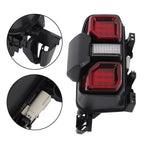 Pair LED Tail Lights for Ford Bronco Raptor (2021–2023) Red Outer Lamps