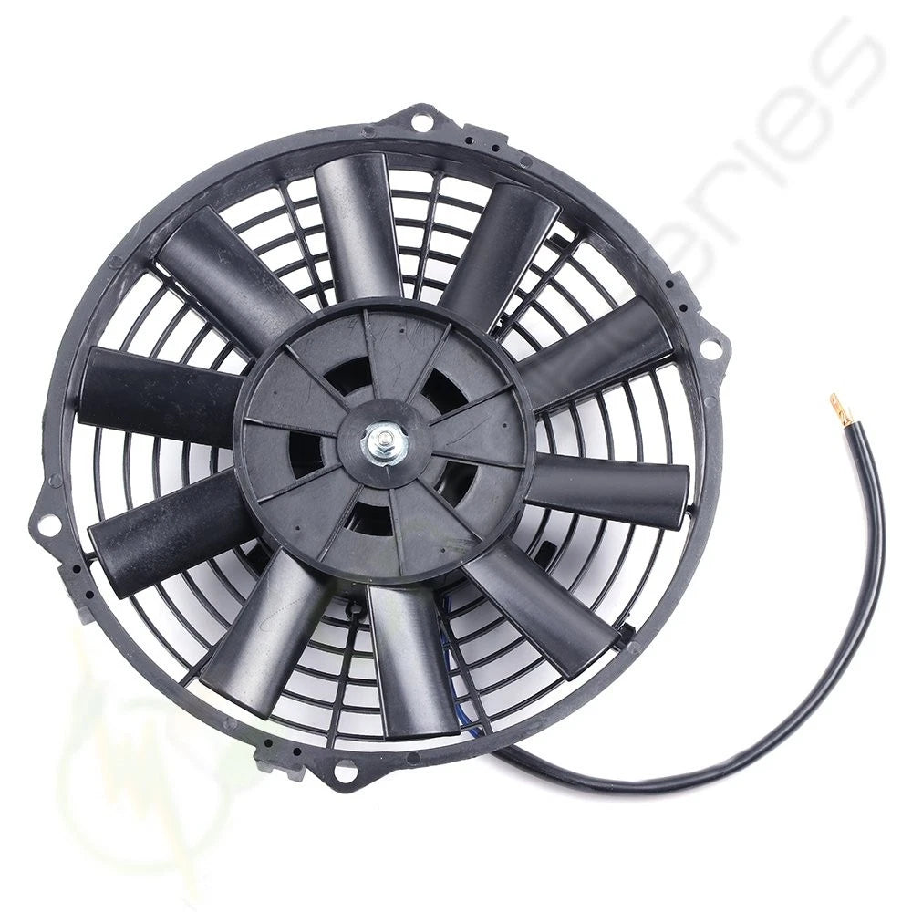2X 9" Radiator Condenser Cooling Fan for Acura Mazda Dodge Ford (Universal)