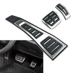 RHD Foot Rest Brake Accelerator Pedal Covers for Audi A4 S4 A5 Q7 (2000–2023)