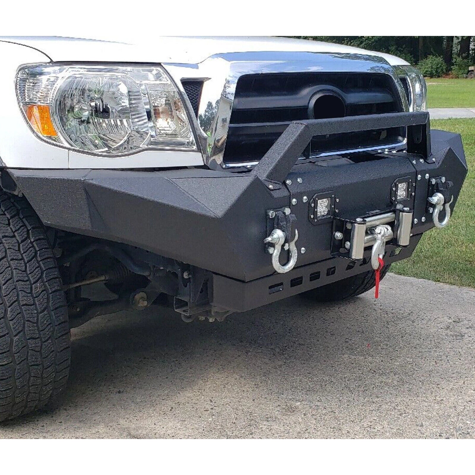 Bumper with LED Lights & D-Rings for Toyota Tacoma (2005–2015)