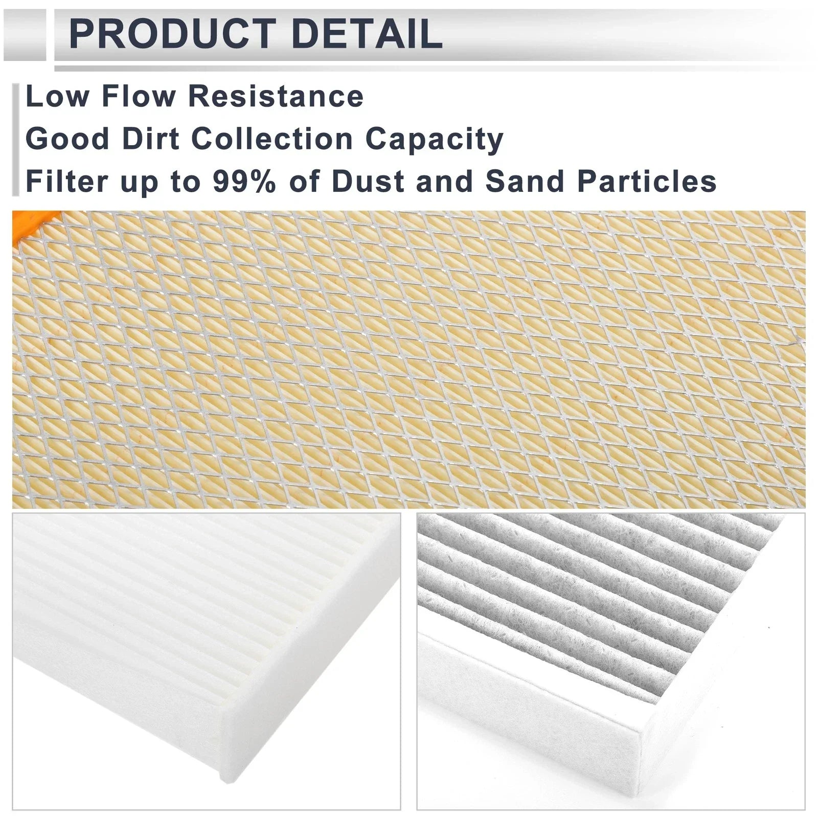 Cabin Air Filter Combo for Chevrolet Impala 2.5L (2014-2019)