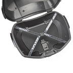 V49n Air Monokey Top Case 49L for Motorcycle (Black/Silver)