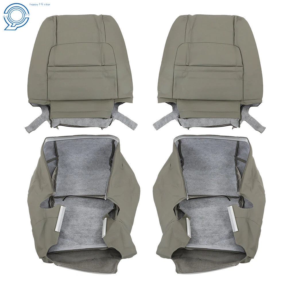 Leather Seat Covers for Toyota Sequoia (2000-2007) Gray