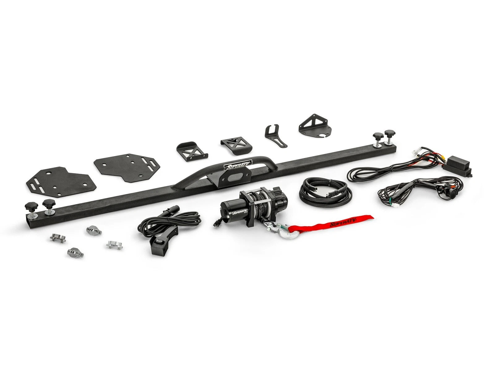 SuperATV Bed Winch for CFMoto UForce 1000 (2019–2023) - 2 Cube Lights