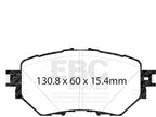 Front Brake Pad Set for Mazda 3 Sport (2014–2015) KY884QD